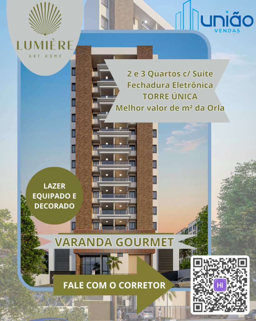 Seus passos da Orla mais bonita do Brasil. Viva o privilégio de morar a poucos metros do cartão-postal de Aracaju. (1)